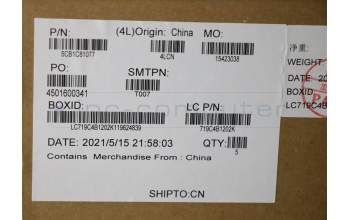 Lenovo 5CB1C81077 COVER UpperCaseASM_CZE/SLKL82KVNFPA/GUMA