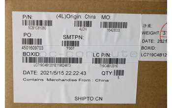 Lenovo 5CB1C81080 COVER Upper Case ASM_BEL L82KV NFPA/GUMA