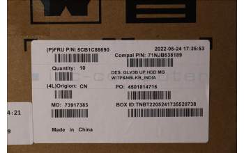 Lenovo 5CB1C88690 COVER UpperCaseASM_HIN C21A4 HD MGNBL