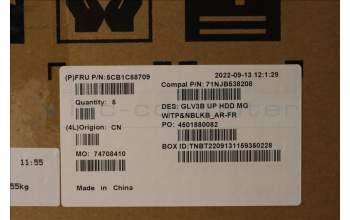 Lenovo 5CB1C88709 COVER UpperCaseASM_FRA/ARA C21A4HDMGNBL