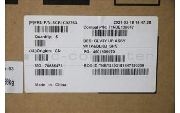 Lenovo 5CB1C92763 COVER Upper Case ASM_SPA C 20WE BLKB N