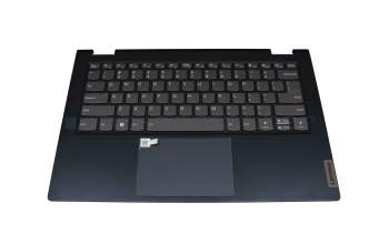 5CB1C92783 teclado incl. topcase original Lenovo US (Inglés) gris/azul con retroiluminacion