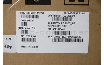 Lenovo 5CB1C92784 COVER Upper Case ASM_GRE C20WE AB BLKB N