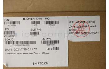 Lenovo 5CB1C92941 COVER Upper Case ASM_RUS L82NX IG UMA