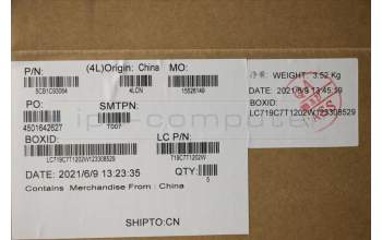 Lenovo 5CB1C93064 COVER Upper Case ASM_ENG L82JW BU_WHW/F
