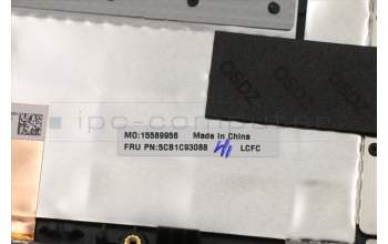 Lenovo 5CB1C93088 COVER Upper Case ASM_TC L82JW BU_WHW/F