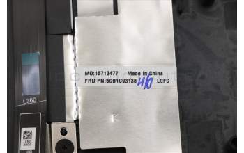 Lenovo 5CB1C93138 COVER Upper Case ASM_GRE L82JSSGw/RGBWRF