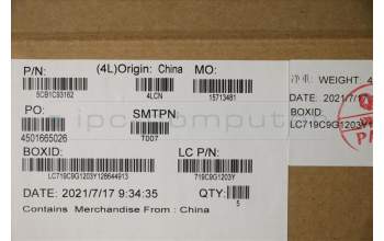 Lenovo 5CB1C93162 COVER Upper Case ASM_ENG L82JS SGw/WHWRF