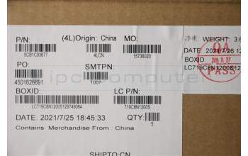 Lenovo 5CB1C93677 COVER Upper Case ASM_EURO ENG L82K8 BK