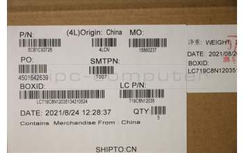 Lenovo 5CB1C93726 COVER Upper Case ASM_UKE L82K8 BK RGB