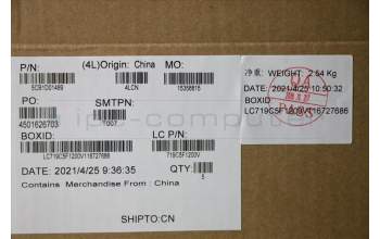Lenovo 5CB1D01489 COVER UpperCaseASM ENG 81MB 5M GLKR_D
