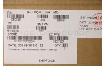 Lenovo 5CB1D01957 COVER UpperCaseASM_NORDICL82C7IG_TEXLIPC