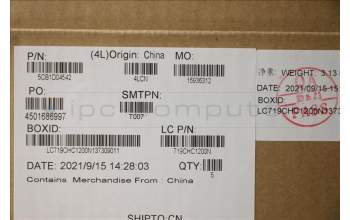Lenovo 5CB1D04542 COVER Upper Case ASM_GRE L20YM MGR_ML