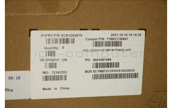 Lenovo 5CB1D04579 COVER Upper Case ASM_UKR C 82K1