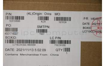 Lenovo 5CB1D05095 COVER Upper Case ASM_FRA L82JH SG BU