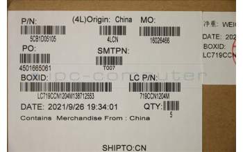 Lenovo 5CB1D05105 COVER Upper Case ASM_KOR L82JH SG BU