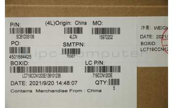 Lenovo 5CB1D05106 COVER Upper Case ASM_LA SPA L82JH SG BU