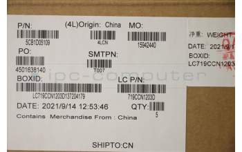 Lenovo 5CB1D05109 COVER Upper Case ASM_RUS L82JH SG BU