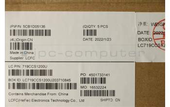 Lenovo 5CB1D05136 COVER Upper Case ASM_THAI L82K6 GY