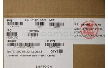 Lenovo 5CB1D05141 COVER Upper Case ASM_CZE/SLK L82K6 GY