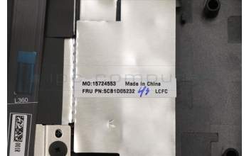 Lenovo 5CB1D05232 COVER UpperCaseASMCZE/SLKL82JDSGw/RGBWRF