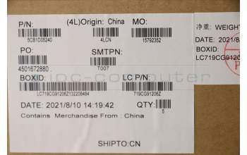 Lenovo 5CB1D05240 COVER Upper Case ASM_HBW L82JDSGw/RGBWRF