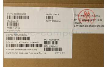 Lenovo 5CB1D05395 COVER UpperCaseASM_FRA/ENGL82JDSGw/WHWRF