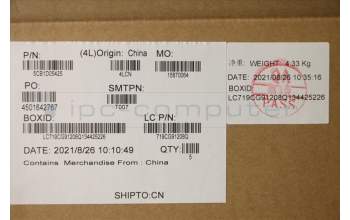 Lenovo 5CB1D05425 COVER Upper Case ASM_FRA L82JD STw/BUWRF