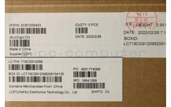 Lenovo 5CB1D05443 COVER Upper Case ASM_SWS L82JD STw/BUWRF