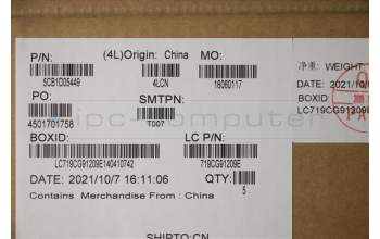 Lenovo 5CB1D05449 COVER Upper CaseASM_USAENGL82JDSTw/BUWRF