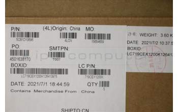 Lenovo 5CB1D10696 COVER Upper Case ASM_ENG L82JK BU RGB