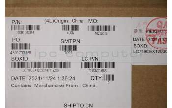 Lenovo 5CB1D12364 COVER Upper Case ASM_USA ENG L82JK SG BU