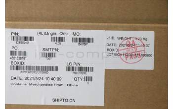 Lenovo 5CB1D12401 COVER Upper Case ASM_GER L82N7 SG