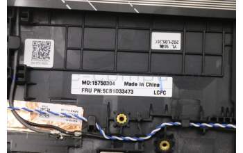 Lenovo 5CB1D33473 COVER Upper Case ASM_GER L82M8 GY BL