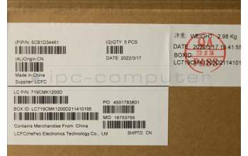 Lenovo 5CB1D34461 COVER Upper Case ASM_FRA L82NJ L/S DIS