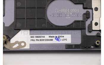 Lenovo 5CB1D34490 COVER Upper Case ASM_USA ENG L82NJS/GDIS