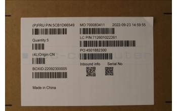 Lenovo 5CB1D66549 COVER Upper Case ASM_SWS WT 82KE SR