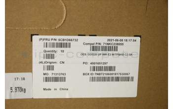 Lenovo 5CB1D66732 COVER Upper Case ASM_CZE/SLK C 82K2 E3