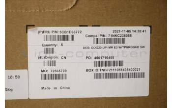 Lenovo 5CB1D66772 COVER Upper Case ASM_SWS C 82K2 E3 RGB