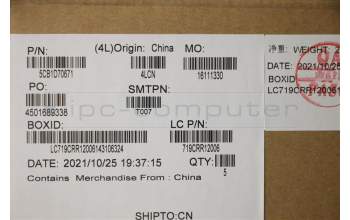 Lenovo 5CB1D70671 COVER Upper Case ASM_ENG L82L0 CGY