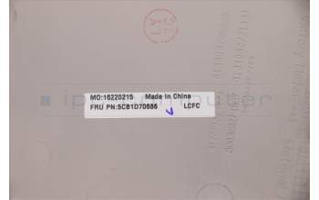 Lenovo 5CB1D70686 COVER Upper Case ASM_NORDIC L82L0 CGY