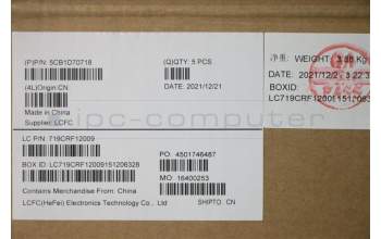 Lenovo 5CB1D70718 COVER Upper Case ASM_POR L21B1
