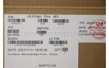 Lenovo 5CB1E19771 COVER Upper Case ASM_ENG L82LV NFP_CG