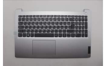 Lenovo 5CB1F27143 C-Cover with keyboard, Czech Slovakian, Cloud Grey, Non-FingerPrint, UK
