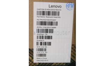 Lenovo 5CB1F36985 COVER Upper Case ASM_POR H 82QQ SG_UMA