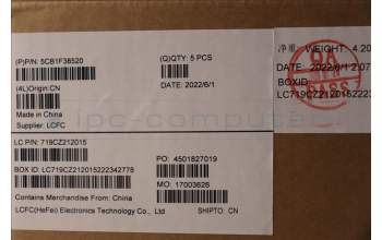 Lenovo 5CB1F38520 COVER Upper Case ASM_BEL L82RF SG w/WH