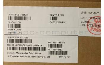 Lenovo 5CB1F38525 COVER Upper Case ASM_EURO ENGL82RFSGw/WH