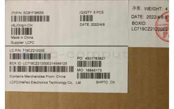 Lenovo 5CB1F38555 COVER Upper Case ASM_CZE/SLK L82RFSTw/BU