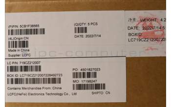 Lenovo 5CB1F38565 COVER Upper Case ASM_HUN L82RF ST w/BU