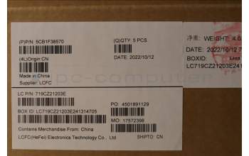 Lenovo 5CB1F38570 COVER Upper Case ASM_LA SPA L82RF STw/BU